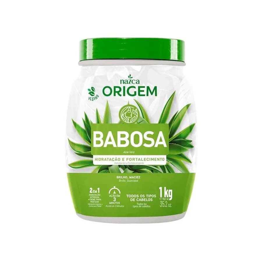 Tratamiento para el cabello Babosa de aloe vera