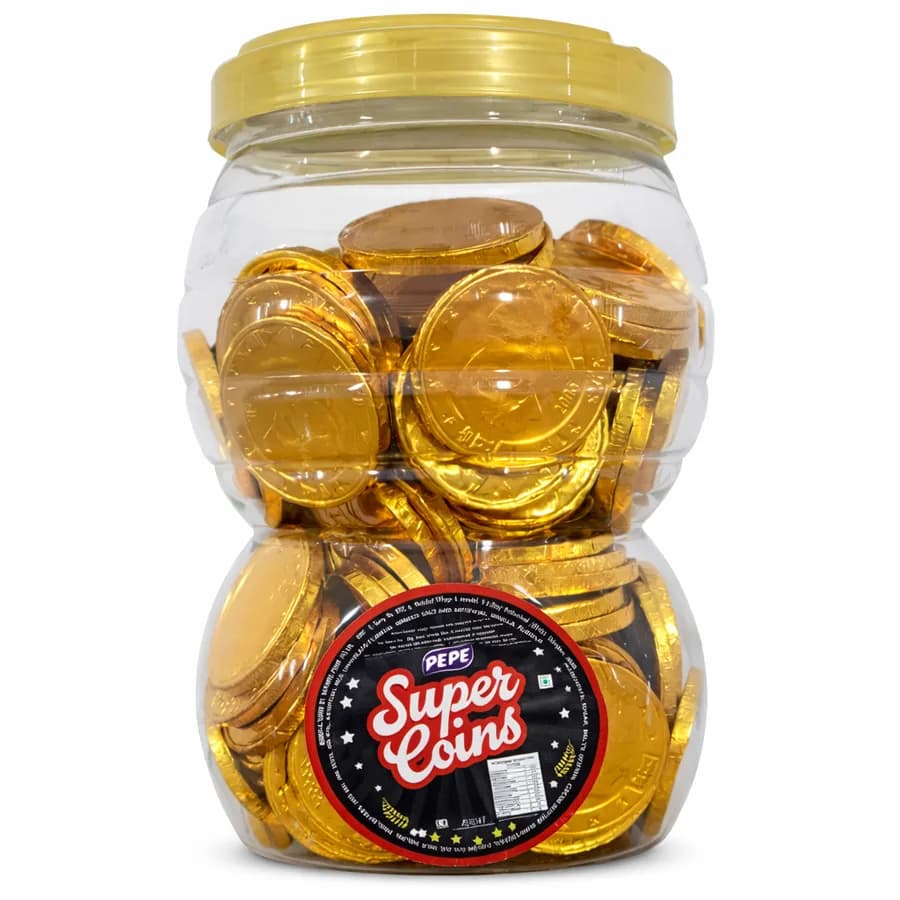 Monedas de chocolate Super coins