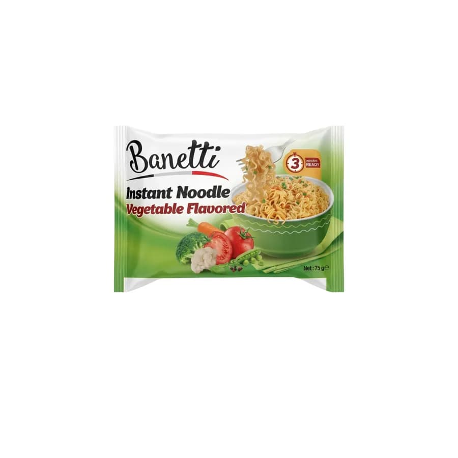 Sopa de fideos instantánea Banetti