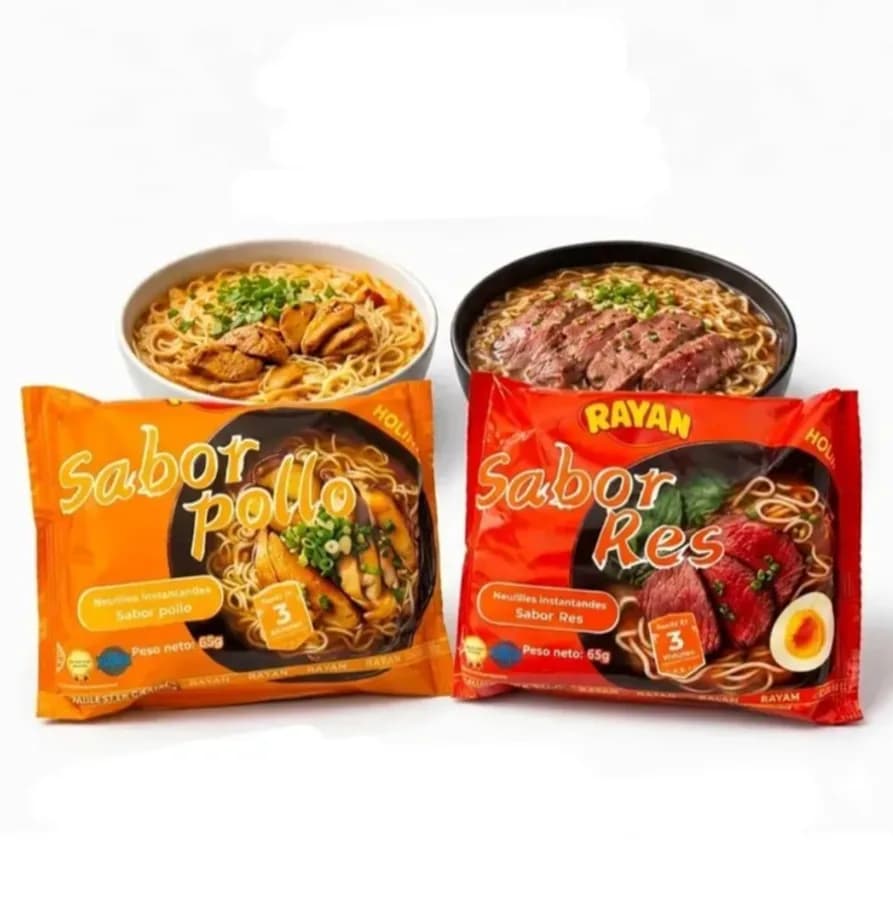 Sopa de fideos instantánea Rayan